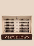 Wispy Brown- Mixed Length Clusters